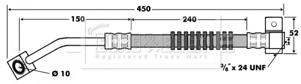 BORG & BECK Jarruletku BBH7412